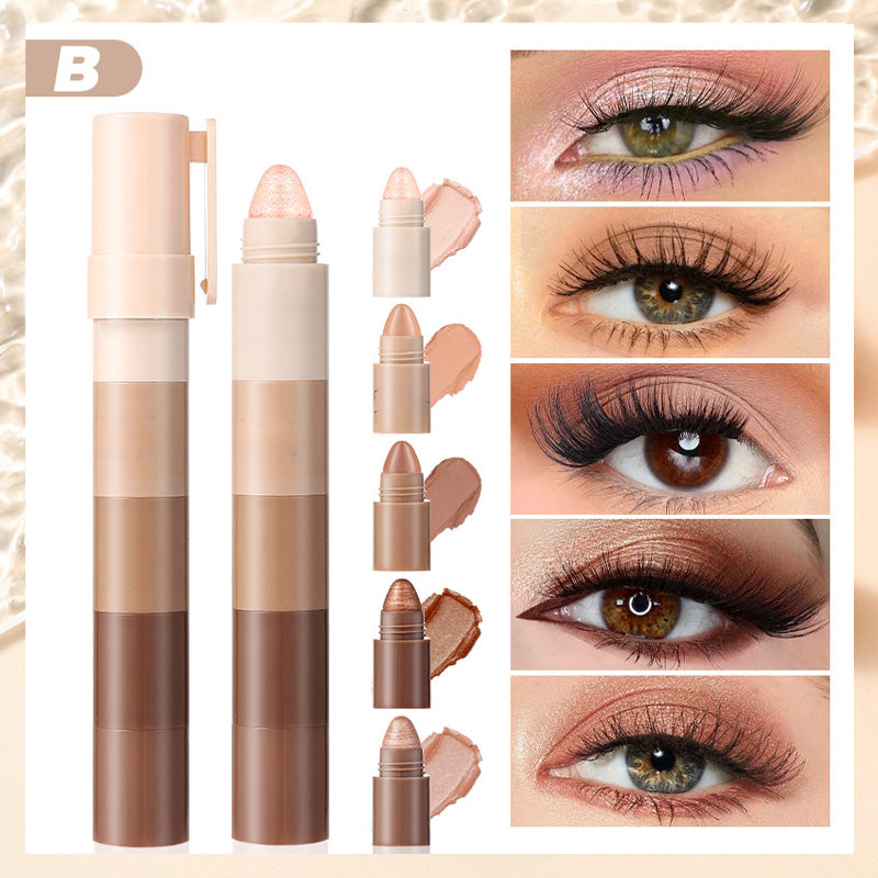 5-in-1 Eyeshadow Pencil Natural Bright Color