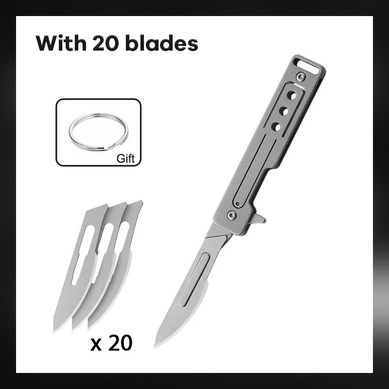 Mini Stainless Steel Folding Paper Cutter