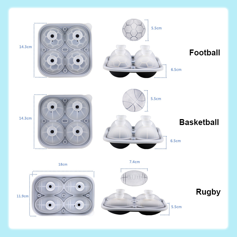 Spherical Silicone Ice Cube Mold