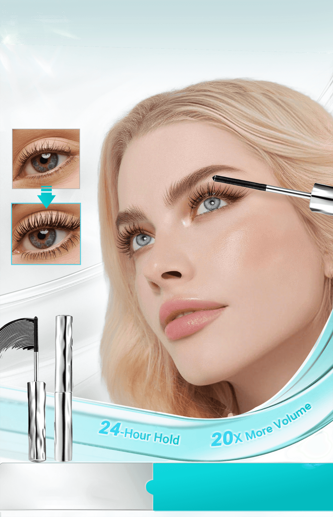 🔥2025 Hot Sale🔥Waterproof Sweatproof Lengthening Curling Mascara