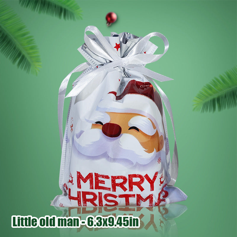 Christmas Drawstring Gift Bag
