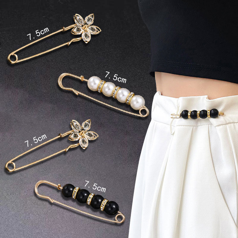 Pearl Brooch Clothing Decoration Clips