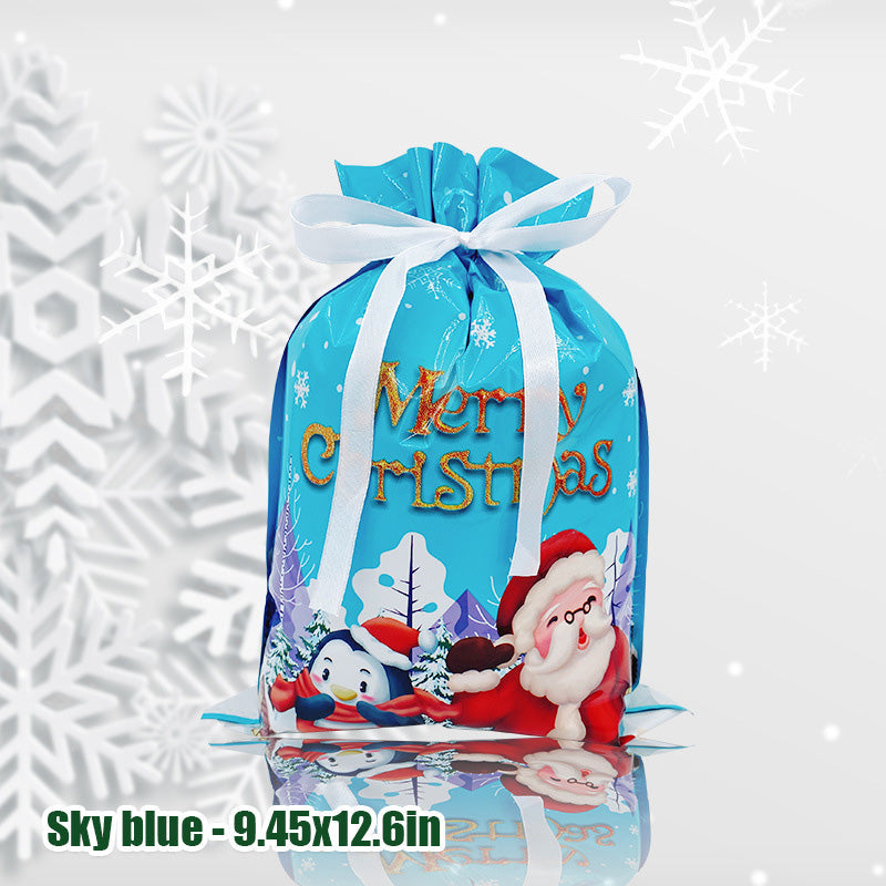 Christmas Drawstring Gift Bag