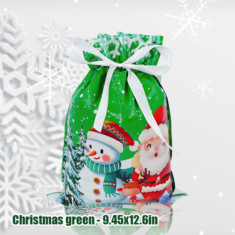 Christmas Drawstring Gift Bag