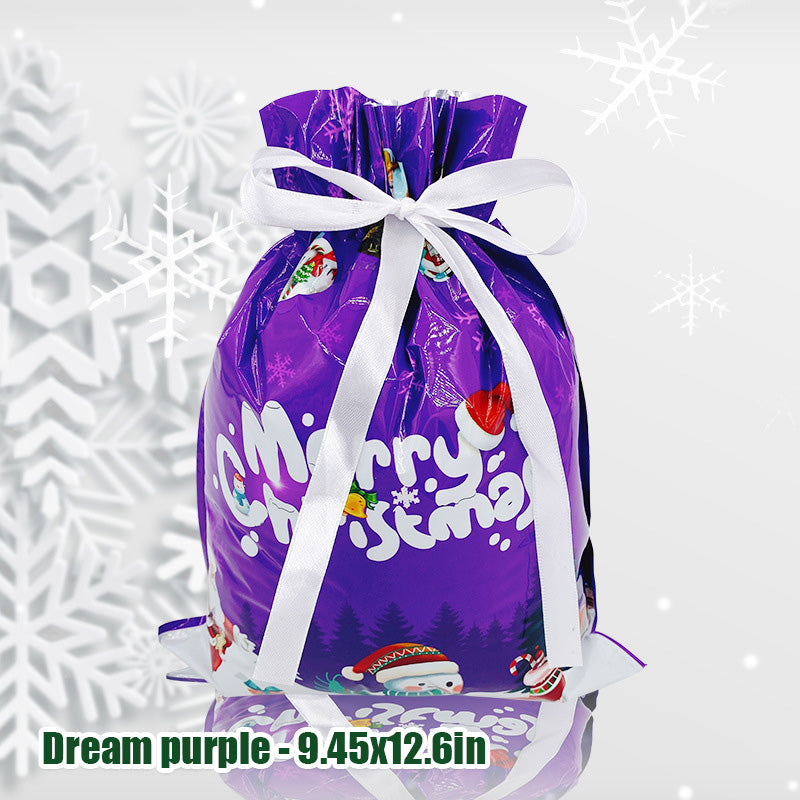 Christmas Drawstring Gift Bag