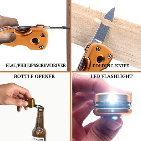 Multifunctional Folding Keychain