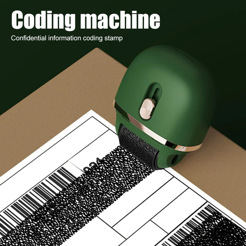 Confidential Information Coded Stamp