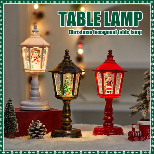 Christmas Hexagonal Table Lamp