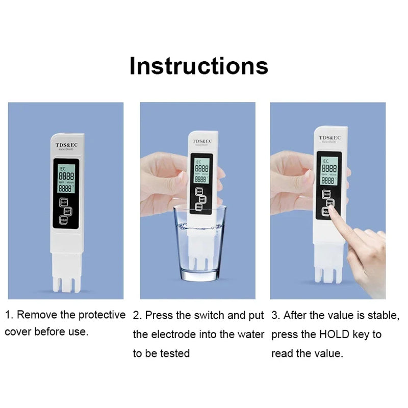 TDS Meter Digital Water  Quality Tester