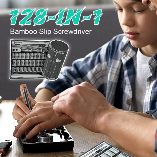 128-In-1 Bamboo Slip Screwdriver