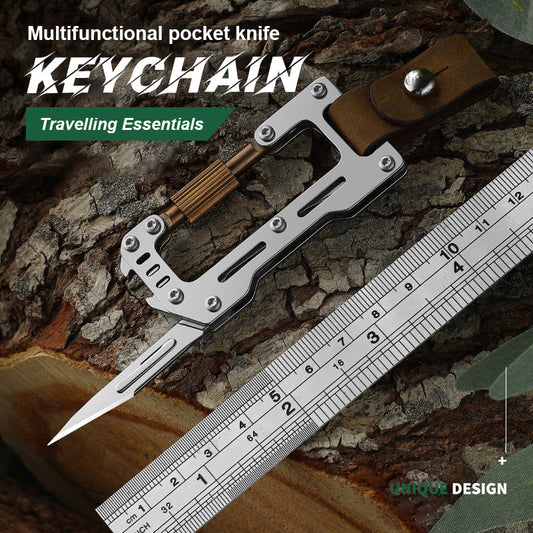Multifunctional Pocket Knife Keychain