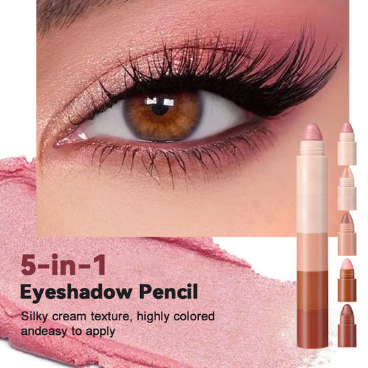5-in-1 Eyeshadow Pencil Natural Bright Color