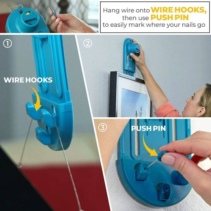 All-in-One Picture Hanging and Leveling Tool