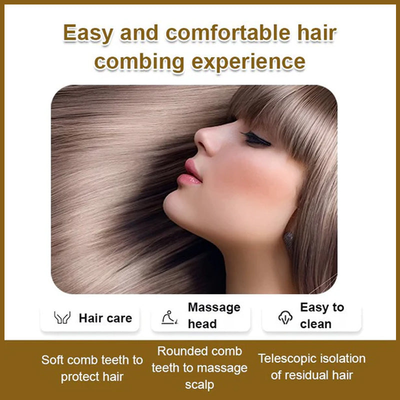 Anti-Static Retractable Hair Comb