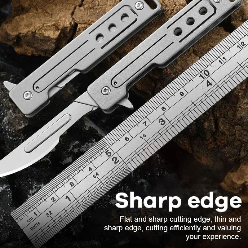 Mini Stainless Steel Folding Paper Cutter