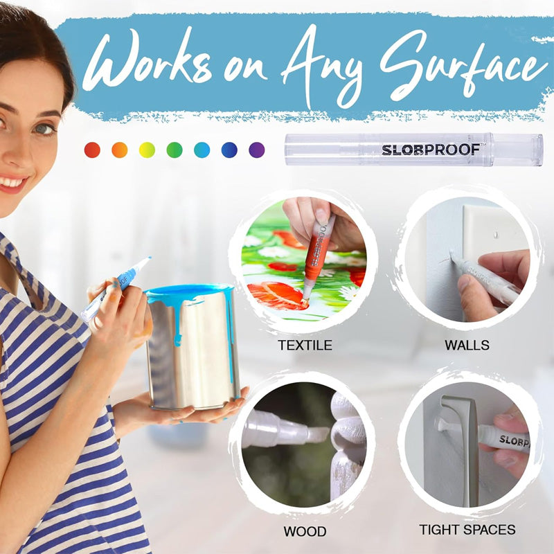 Refillable paint brushes