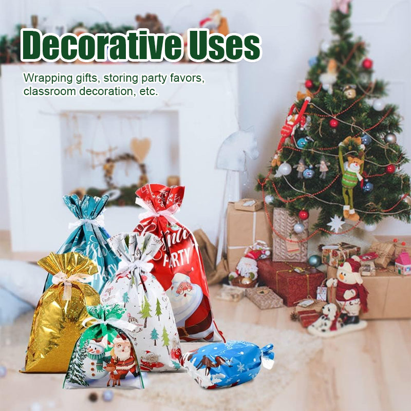 Christmas Drawstring Gift Bag