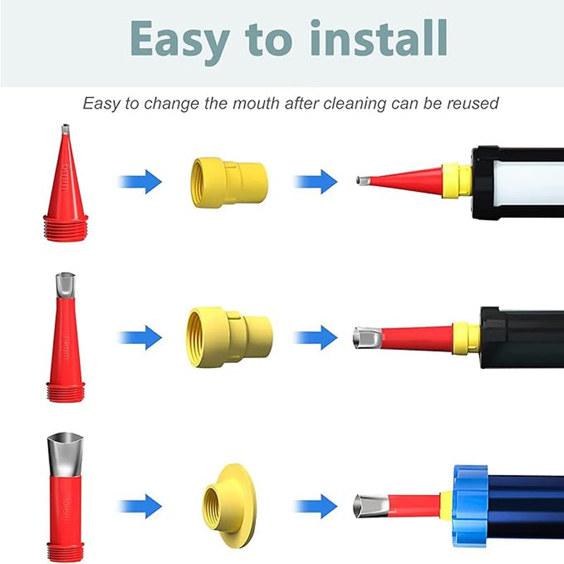 V-Shaped Stainless Steel Glue Nozzle