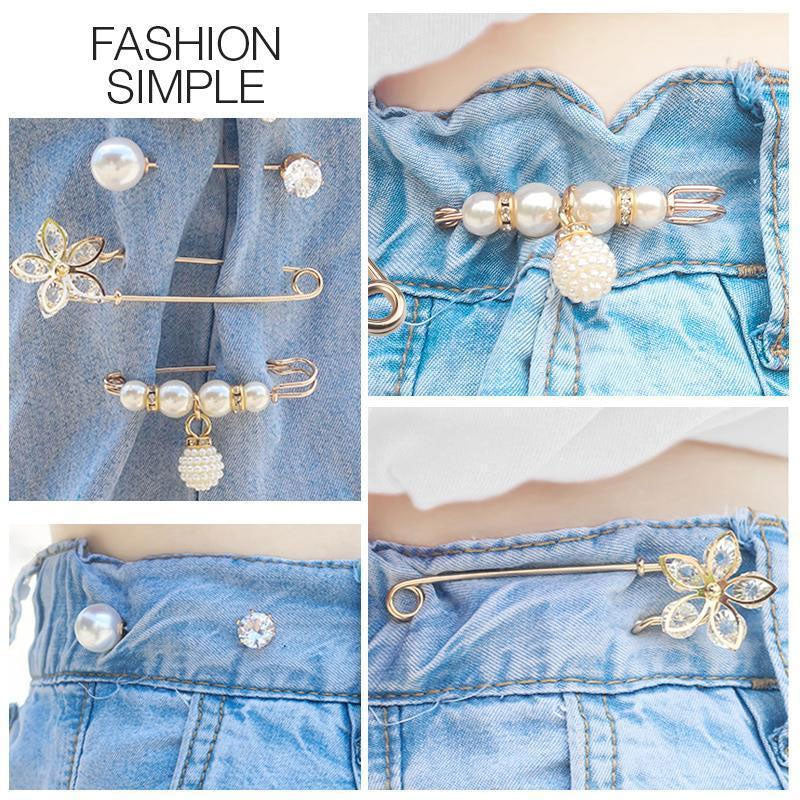Pearl Brooch Clothing Decoration Clips
