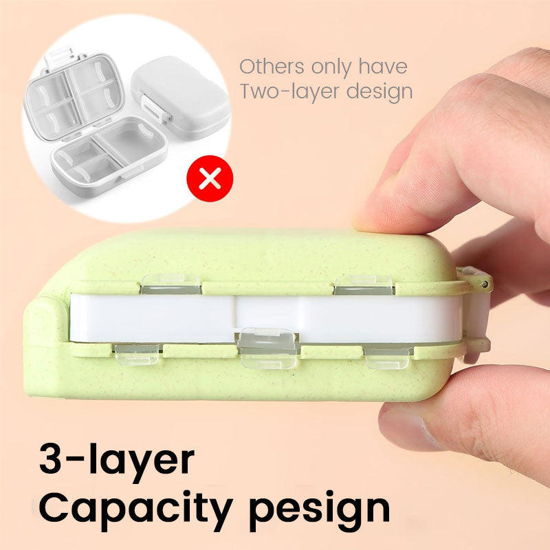 Three-layer Foldable Medicine Box
