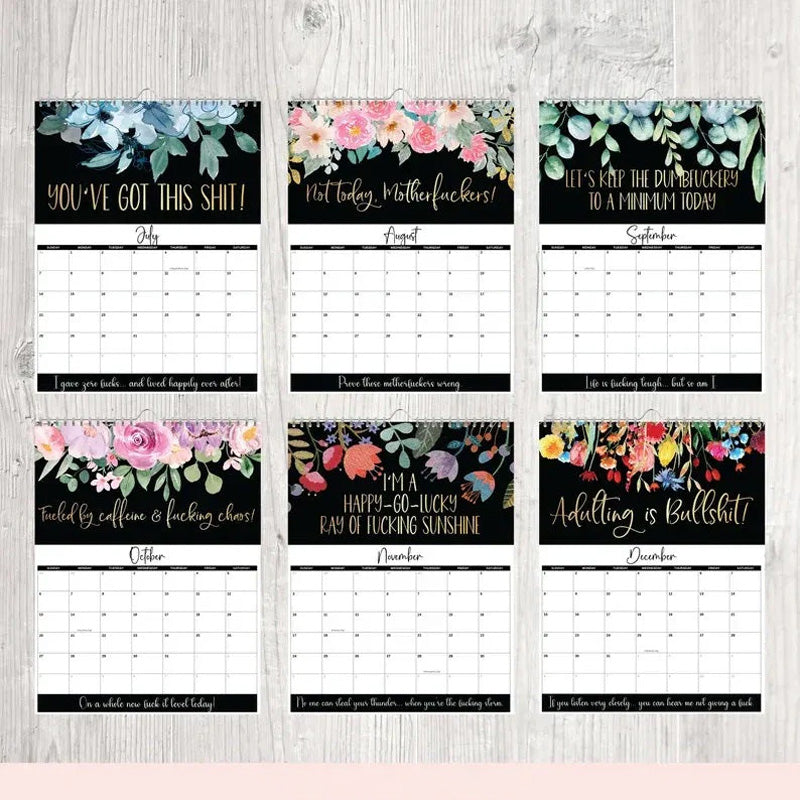 2025 Calendar For Tired-Ass Women