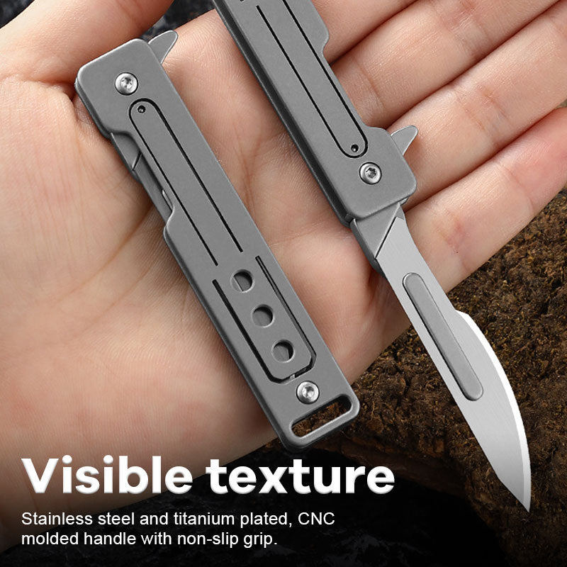 Mini Stainless Steel Folding Paper Cutter