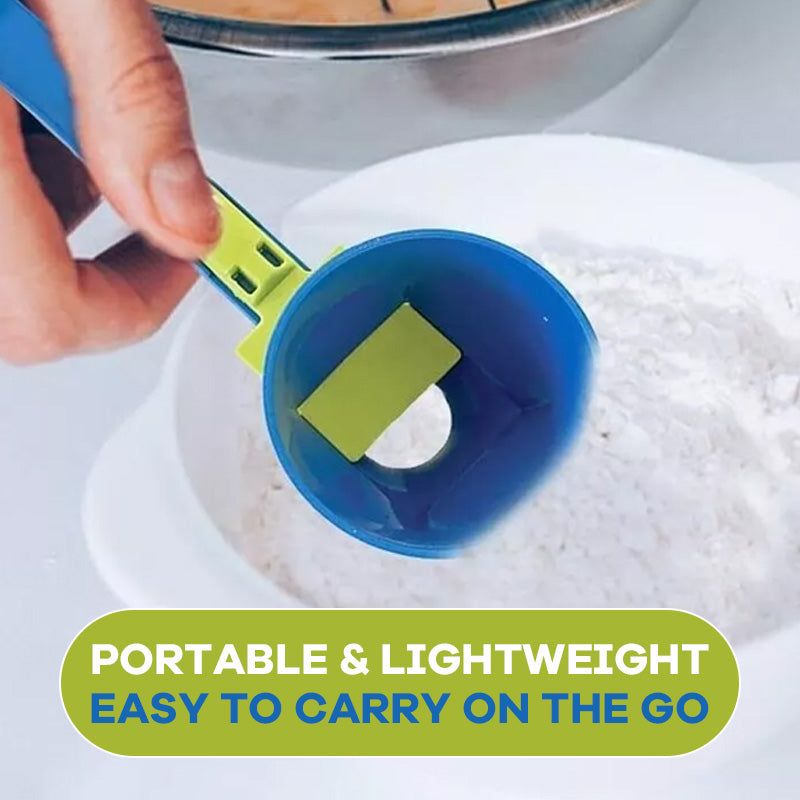 Powder leak proof spoon