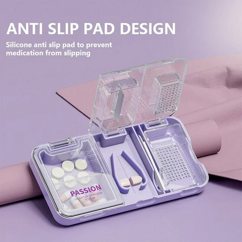 3-In-1 Pill Cutter Pill Packaging Box
