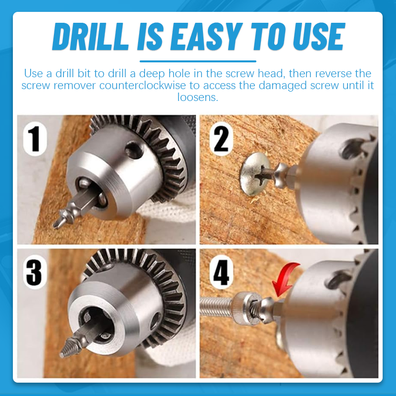 Double Head Screw extractor Kit
