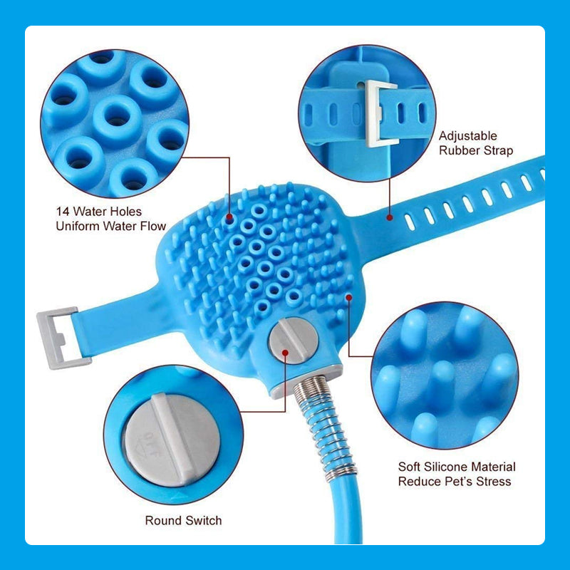 Push-Button Pet Shower