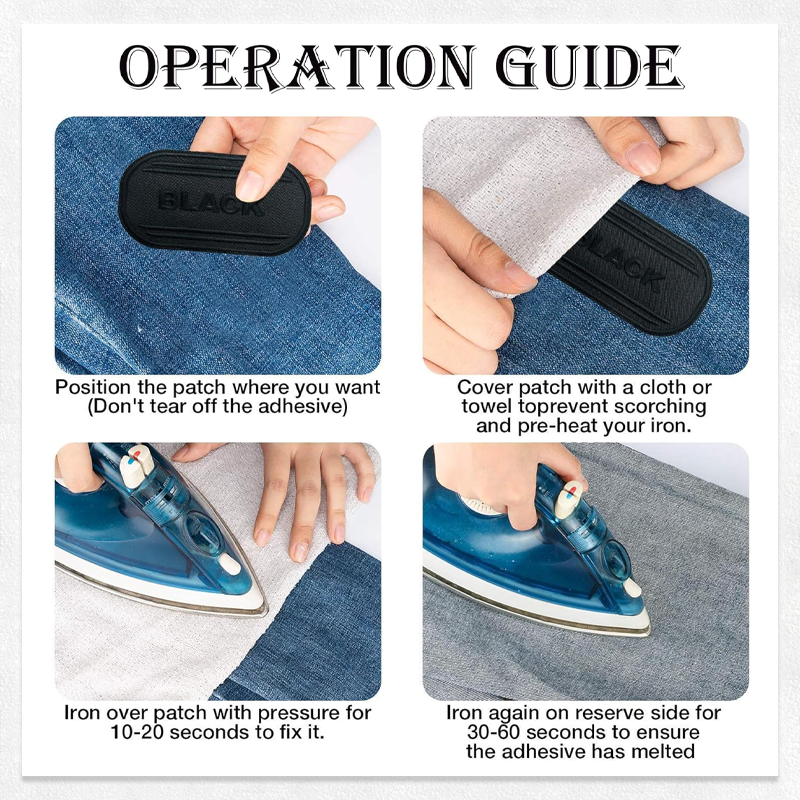 Seamless Self-Adhesive Embroidered Patches