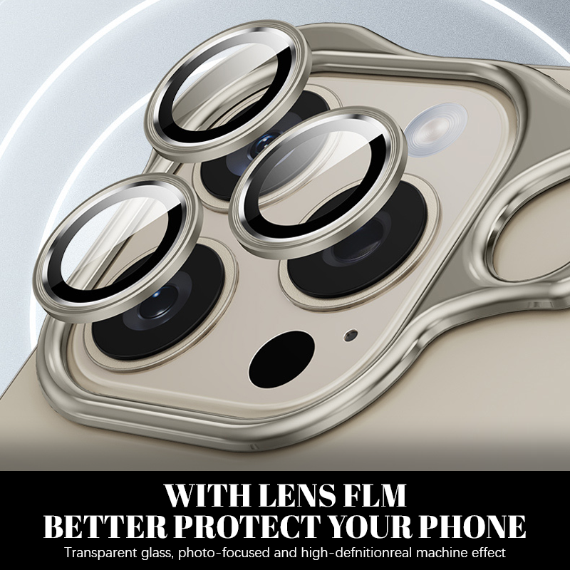 Zinc Alloy Frameless Bare Metal Feel Mobile Phone Case