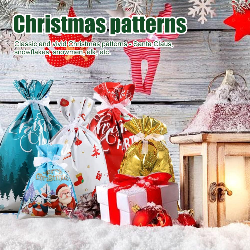 Christmas Drawstring Gift Bag