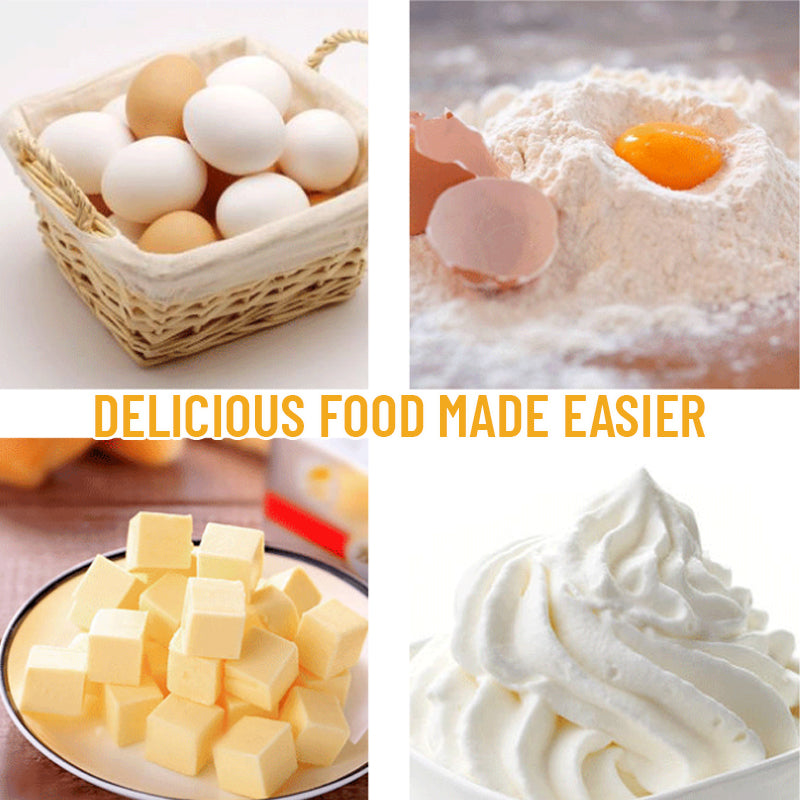 Stainless Steel Press Egg Beater