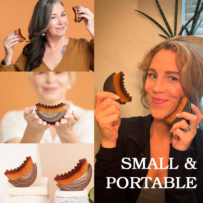 Lymphatic Sculpting Facial Brush ✨ Defined Contours & Depuffing 💆‍♀️