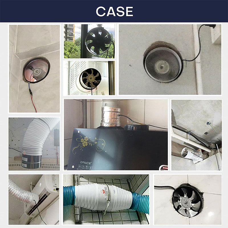 Wall-mounted Low-noise Duct Fan