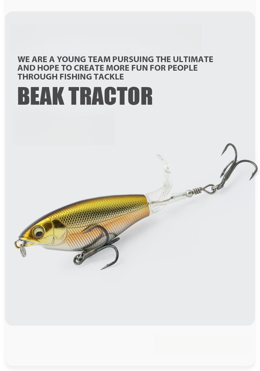 Propeller Surface Lure Bionic Fish Hook
