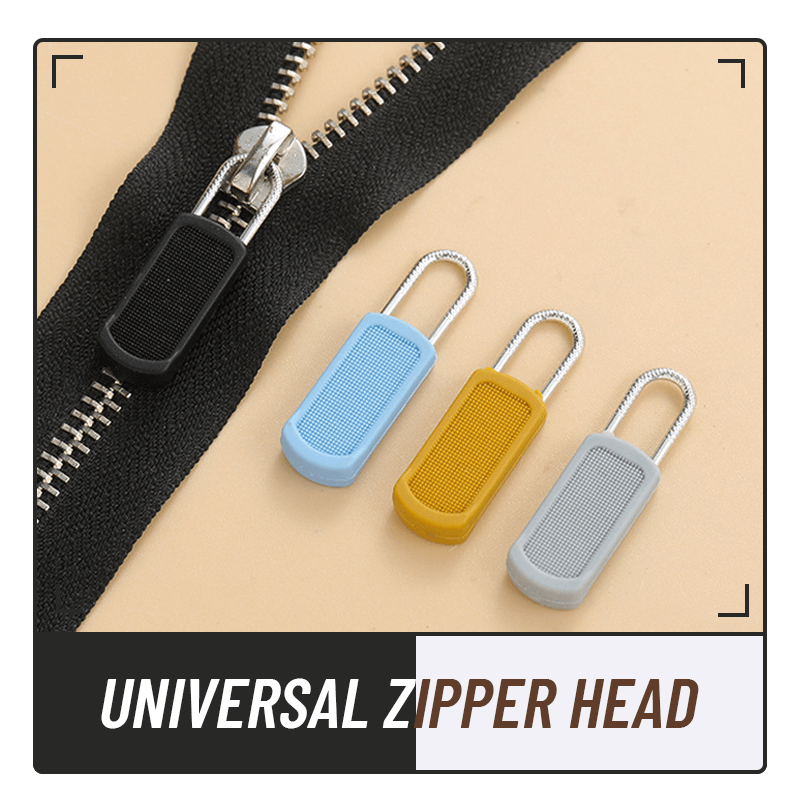 Removable rubber head with zipper