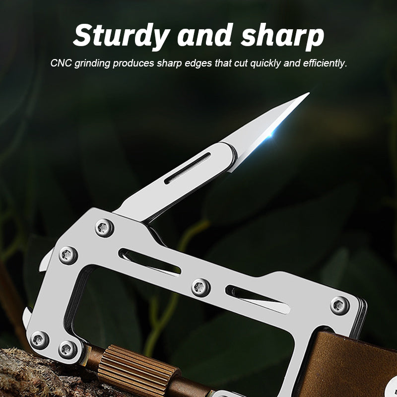 Multifunctional Pocket Knife Keychain