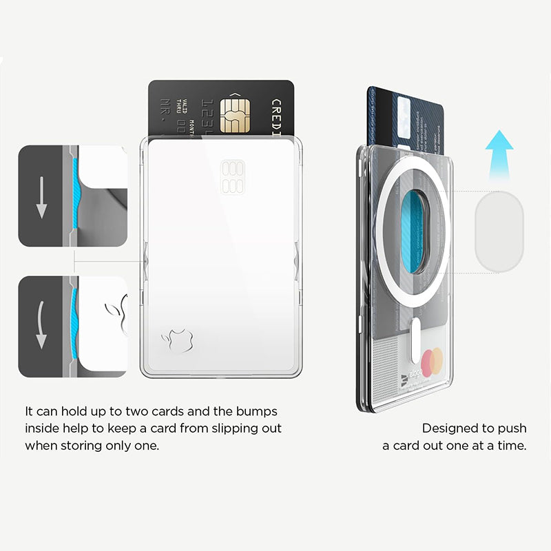 Transparent Magnetic Card Holder