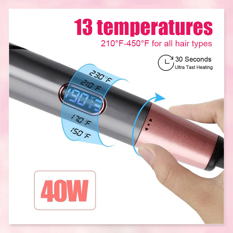 2 In 1 Spiral Curling And Straightening Hair Clip