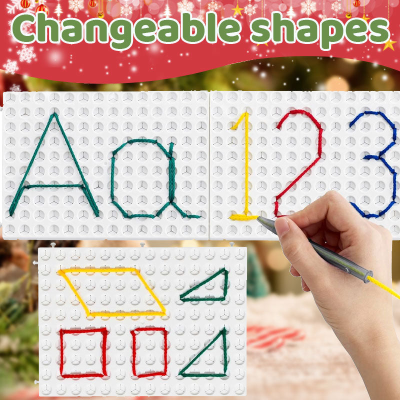 DIY Children's String Braided Drawing Board