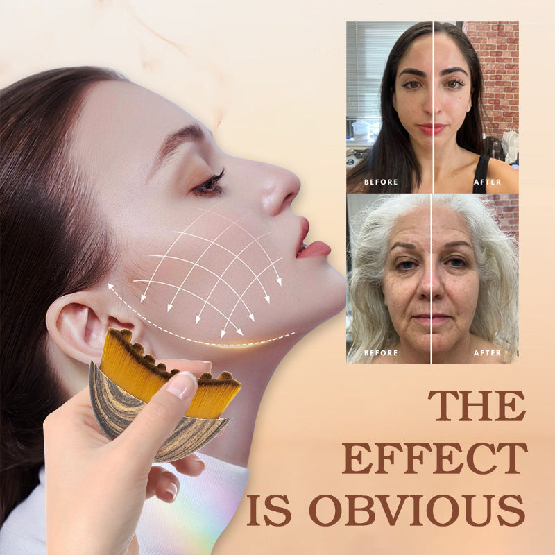 Lymphatic Sculpting Facial Brush ✨ Defined Contours & Depuffing 💆‍♀️