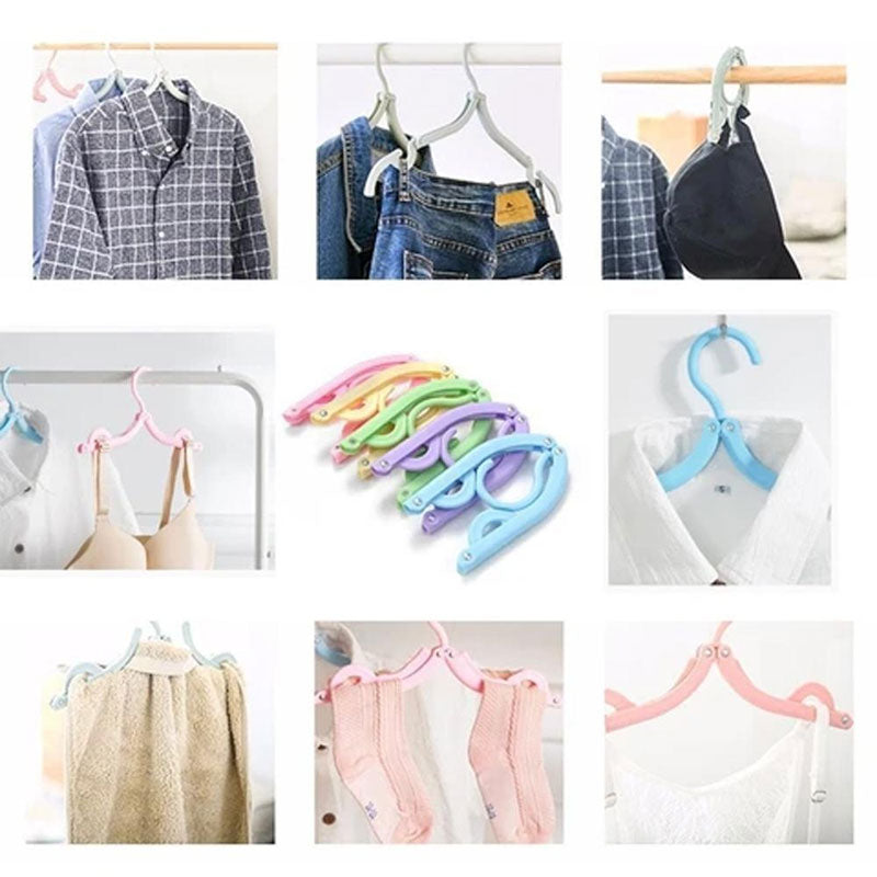 Foldable Portable Travel Hanger(8 PCS)