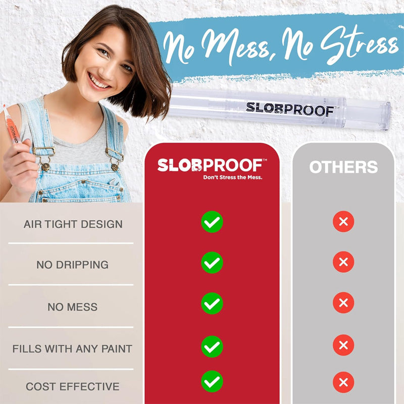 Refillable paint brushes