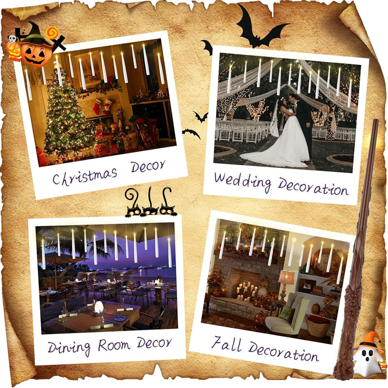 LED Magic Wand Suspended Candle