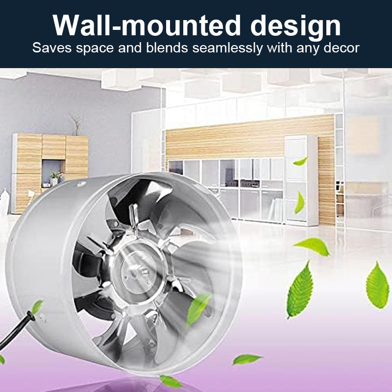 Wall-mounted Low-noise Duct Fan