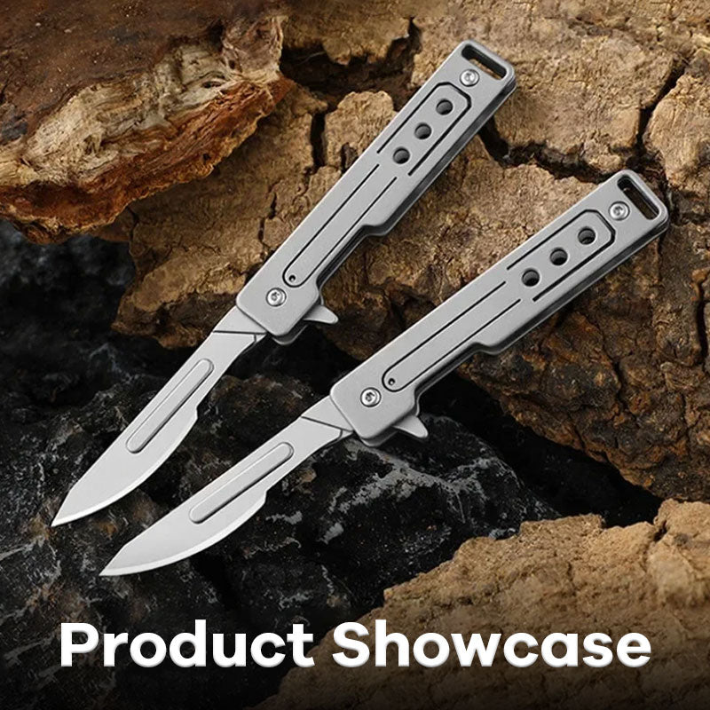 Mini Stainless Steel Folding Paper Cutter