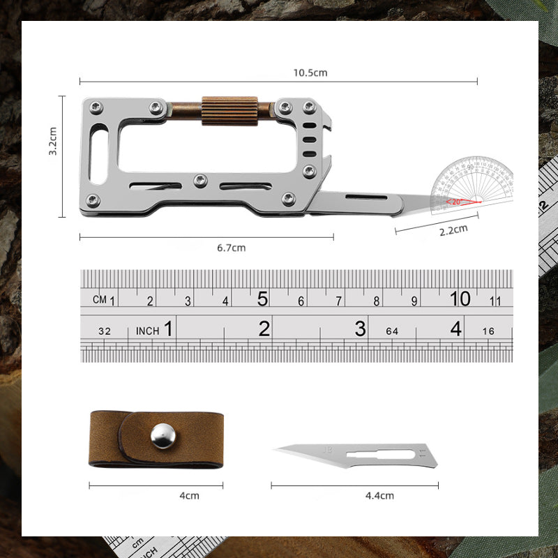 Multifunctional Pocket Knife Keychain