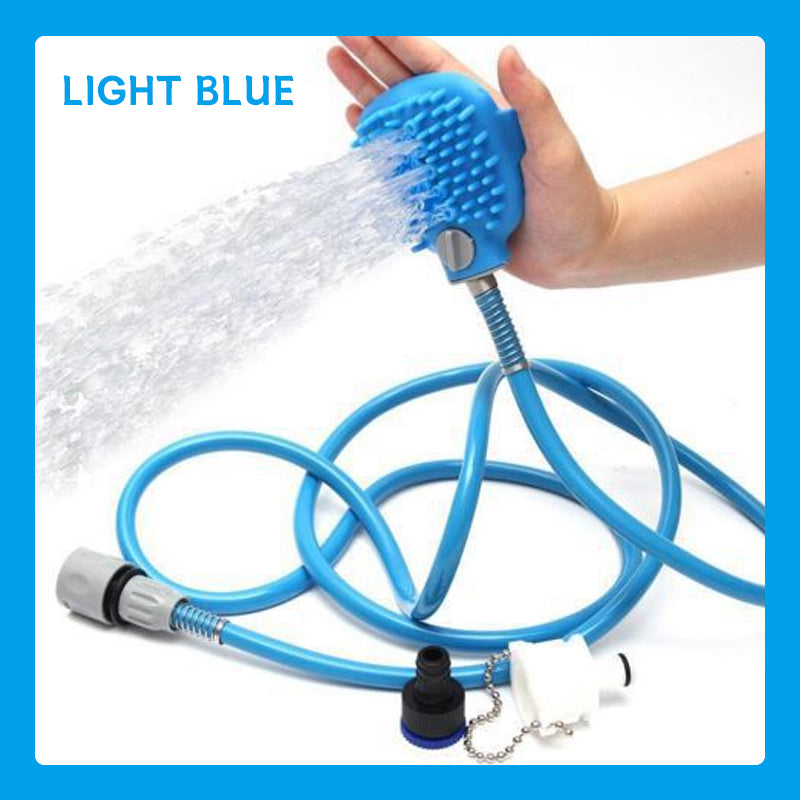 Push-Button Pet Shower